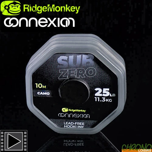 Tresse RidgeMonkey Connexion SubZero Lead Free 25lbs 10m 1 Tresse RidgeMonkey Connexion SubZero Lead Free 25lbs 10m