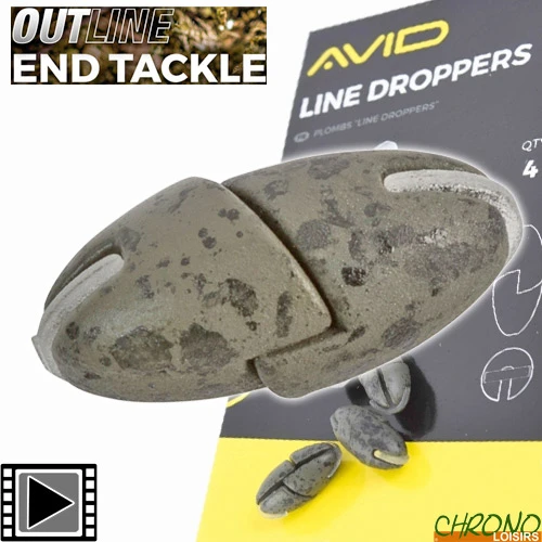 Plombée Avid Carp Line Droppers (par 4) 1 Plombée Avid Carp Line Droppers (par 4)