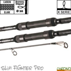 Canne Carp Design Slim Fighter Pro 50mm 12' 3.5lbs (les 2)