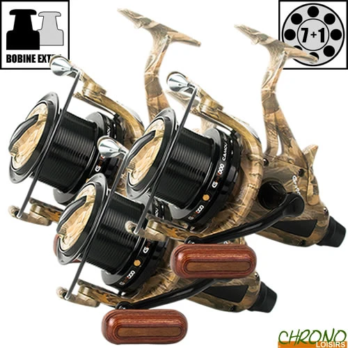 Moulinet Carp Design Débrayable GFR9000 Camou (les 3) 1 Moulinet Carp Design Débrayable GFR9000 Camou (les 3)