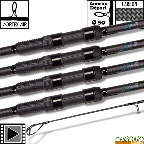Canne Nash X325 50mm 12' 3.25lbs (les 4) 1 Canne Nash X325 50mm 12' 3.25lbs (les 4)