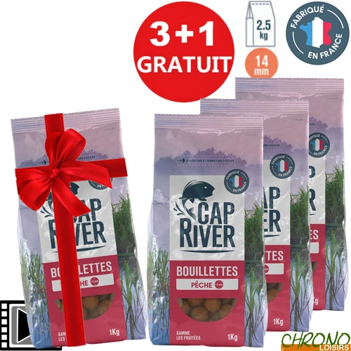 Bouillettes Cap River Peche Poivre 14mm 2.5kg (x3) 1 Bouillettes Cap River Peche Poivre 14mm 2.5kg (x3)
