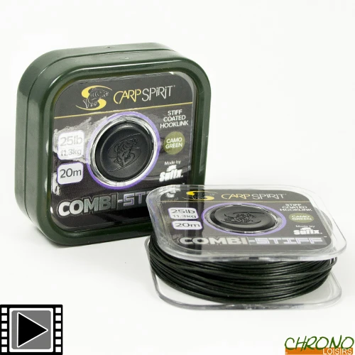 Tresse Carp Spirit Combi Stiff Camo Green 20m 25lbs 1 Tresse Carp Spirit Combi Stiff Camo Green 20m 25lbs