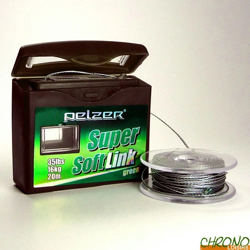 Tresse Pelzer Super Soft Link Green 35lbs 20m 1 Tresse Pelzer Super Soft Link Green 35lbs 20m