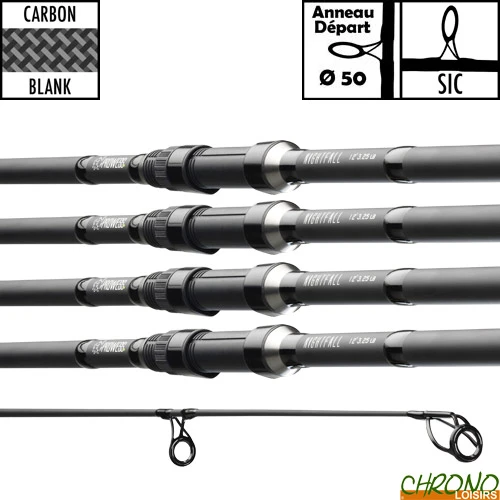 Canne Prowess Nightfall 50mm 13' 3.5lbs (les 4) 1 Canne Prowess Nightfall 50mm 13' 3.5lbs (les 4)