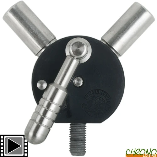 Bloc De Tête D'Epuisette JSV Innovations Master Lock Noir 1 Bloc De Tête D'Epuisette JSV Innovations Master Lock Noir