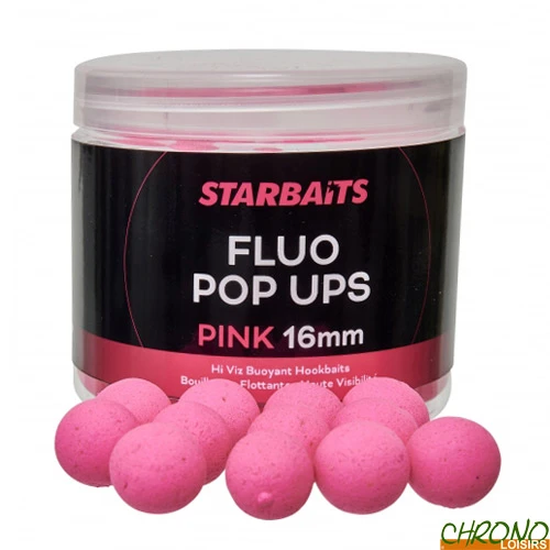 Pop Ups Starbaits Rose Fluo 16mm 70g 1 Pop Ups Starbaits Rose Fluo 16mm 70g