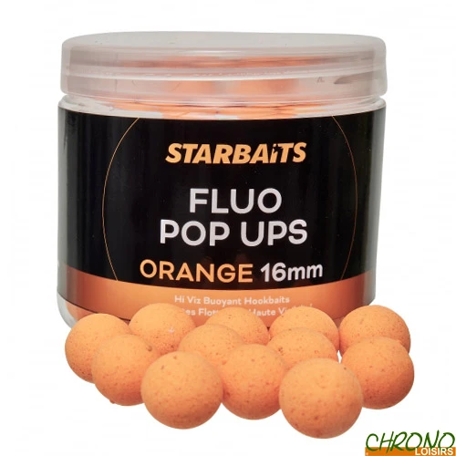 Pop Ups Starbaits Orange Fluo 16mm 70g 1 Pop Ups Starbaits Orange Fluo 16mm 70g