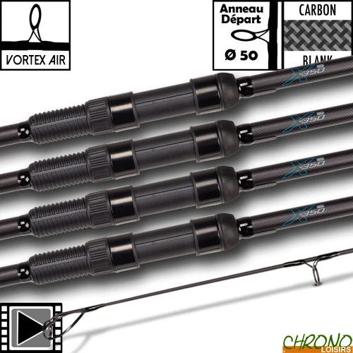 Canne Nash X350 50mm 13' 3.5lbs (les 4) 1 Canne Nash X350 50mm 13' 3.5lbs (les 4)