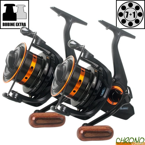 Moulinet Carp Design GK9000 Black & Orange (les 2) 1 Moulinet Carp Design GK9000 Black & Orange (les 2)