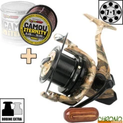 Moulinet Carp Design GK9000 Camou + Infinity Camou 1000m