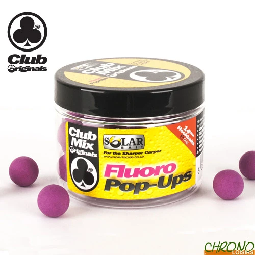 Pop Ups Solar Fluoro Club Mix (Squid & Octopus) 14mm 50g 1 Pop Ups Solar Fluoro Club Mix (Squid & Octopus) 14mm 50g