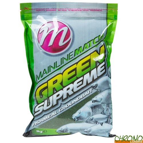 Method Mix Mainline Match Green Supreme 1kg 1 Method Mix Mainline Match Green Supreme 1kg