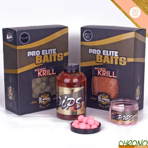 Pack Appâts Pro Elite Baits Gold Antartic Krill 1 Pack Appâts Pro Elite Baits Gold Antartic Krill