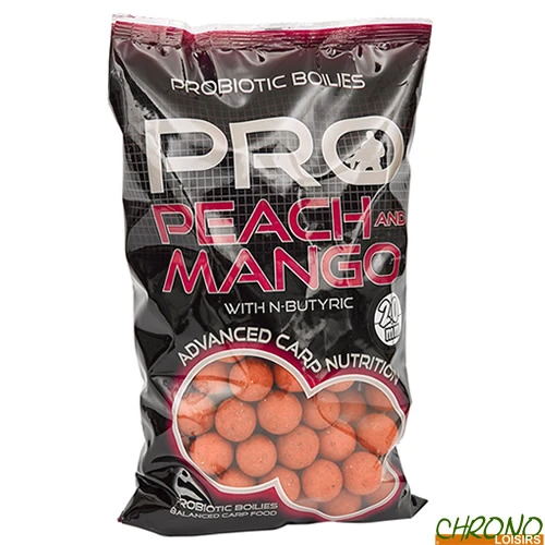 Bouillettes Starbaits Probiotic Peach & Mango 20mm 1kg 1 Bouillettes Starbaits Probiotic Peach & Mango 20mm 1kg