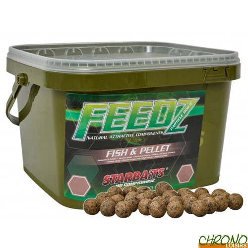 Bouillettes Starbaits Feedz Fish & Pellets 20mm 1.8kg 1 Bouillettes Starbaits Feedz Fish & Pellets 20mm 1.8kg