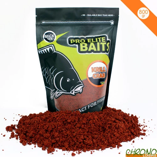 Stick Mix Pro Elite Baits Krill & Crab 800g 1 Stick Mix Pro Elite Baits Krill & Crab 800g