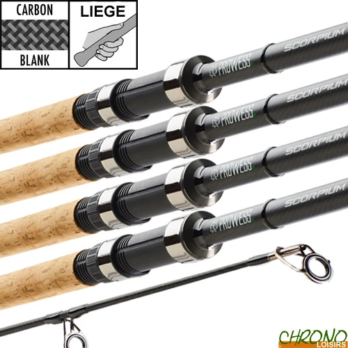 Canne Prowess Scorpium Full Cork 10' 3lbs (les 4) 1 Canne Prowess Scorpium Full Cork 10' 3lbs (les 4)