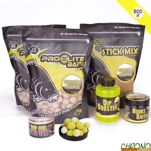 Pack Appâts Pro Elite Baits Pineapple & Scopex 1 Pack Appâts Pro Elite Baits Pineapple & Scopex