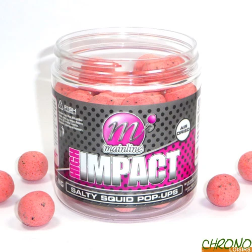 Pop Ups Mainline High Impact Salty Squid 15mm 250ml 1 Pop Ups Mainline High Impact Salty Squid 15mm 250ml