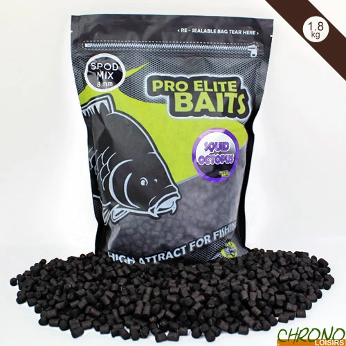 Pellets Pro Elite Baits Squid & Octopus Spod Mix 8mm 1.8kg 1 Pellets Pro Elite Baits Squid & Octopus Spod Mix 8mm 1.8kg