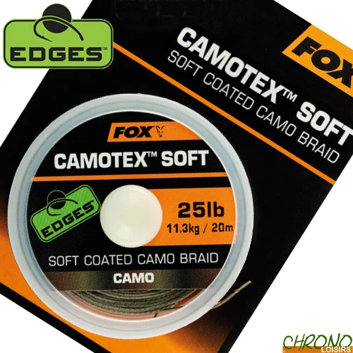 Tresse Fox Camotex Soft Coated Camo 20m 1 Tresse Fox Camotex Soft Coated Camo 20m