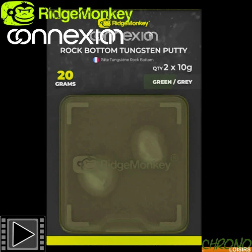 Pâte Tungsten RidgeMonkey Connexion Rock Bottom (2 X 10g) 1 Pâte Tungsten RidgeMonkey Connexion Rock Bottom (2 X 10g)