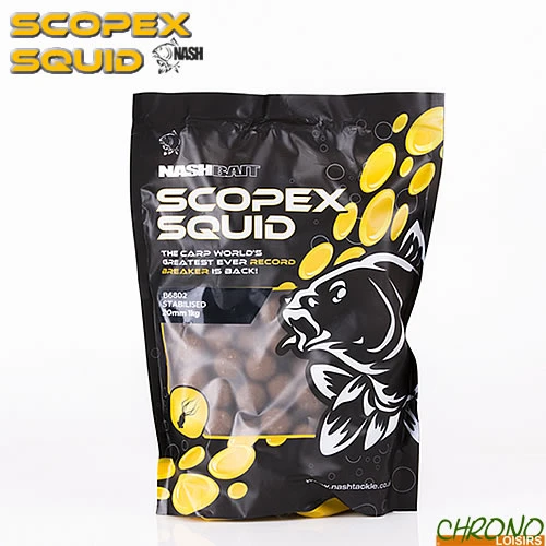 Bouillettes Nash Scopex Squid 15mm 1kg 1 Bouillettes Nash Scopex Squid 15mm 1kg