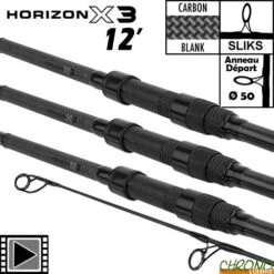 Canne Fox Horizon X3 50mm 12' 3.5lbs (les 3)