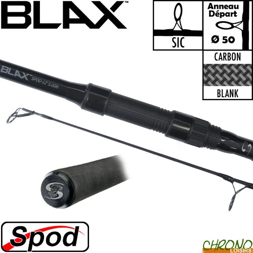Canne Carp Spirit Blax Spod 50mm 12' 5lbs 1 Canne Carp Spirit Blax Spod 50mm 12' 5lbs