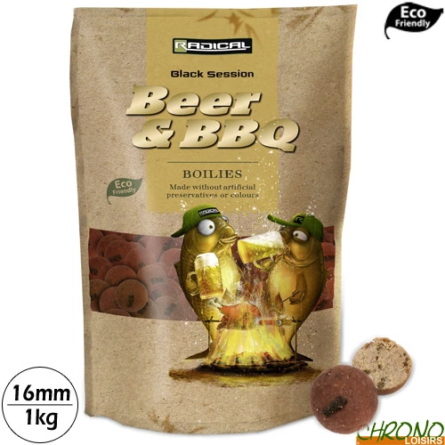 Bouillettes Radical Beer & BBQ 16mm 1kg 1 Bouillettes Radical Beer & BBQ 16mm 1kg