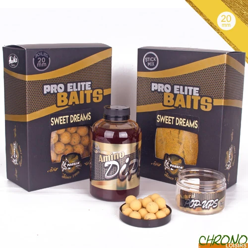 Pack Appâts Pro Elite Baits Gold Sweet Dreams 1 Pack Appâts Pro Elite Baits Gold Sweet Dreams